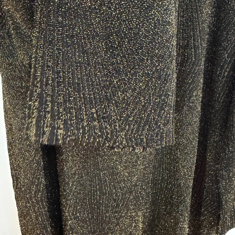 Karen Kane On The Town Turtle Neck Metallic Knit Top 2X NWT Quiet‎ Luxury